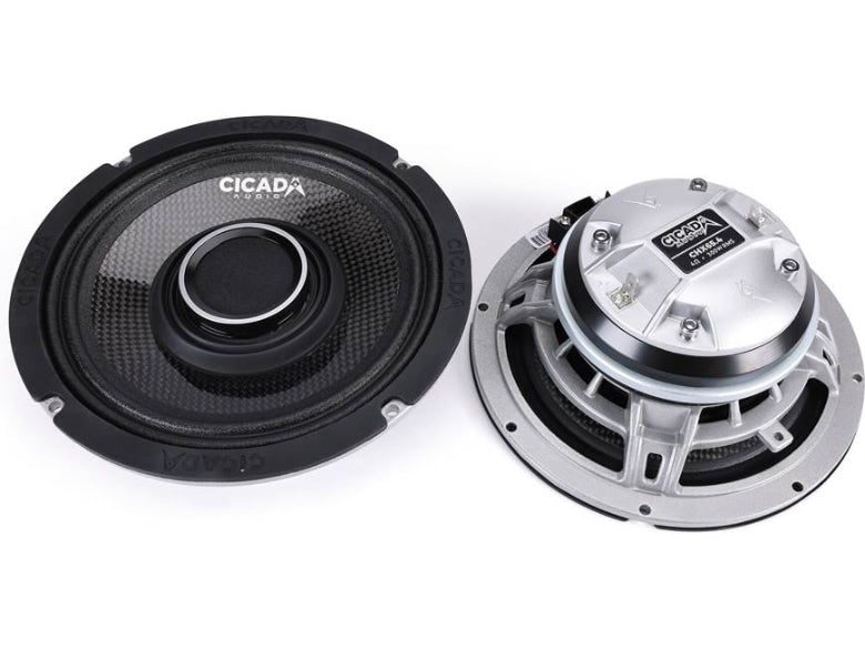 Cicada Audio CHX65.4 6.5-inch 4-ohm pro coaxial horn speaker pair for Harley-Davidson motorcycle audio systems