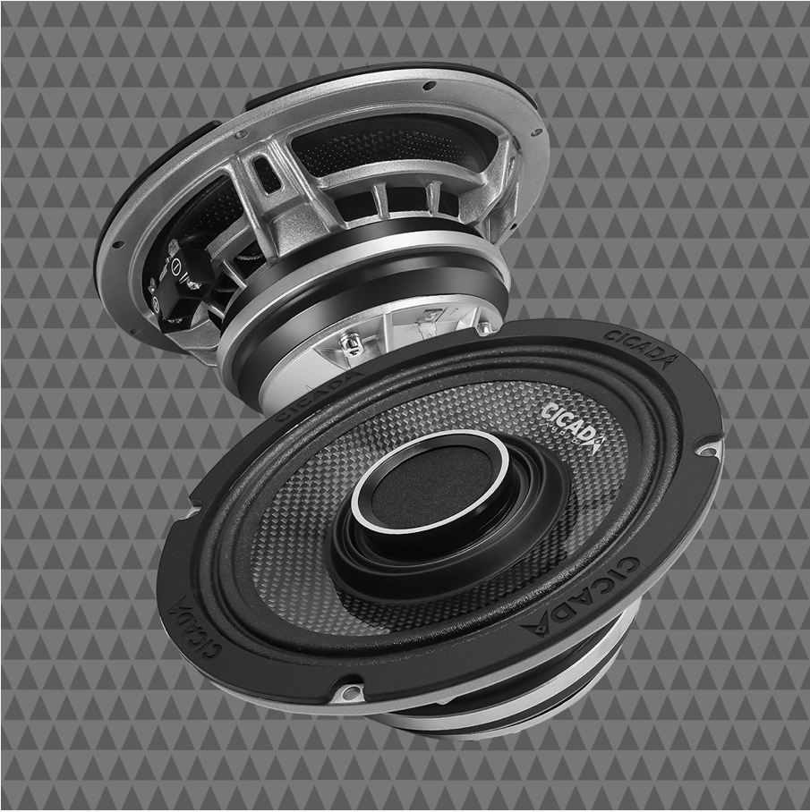 Cicada Audio CHX65 6.5 inch Pro Coaxial speakers for Harley Davidson bagger audio upgrades