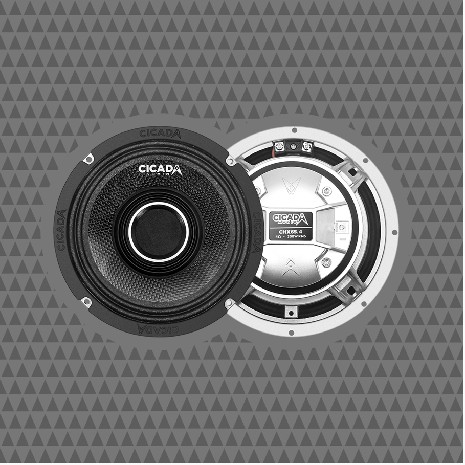 Cicada Audio CHX65 speaker grille options for Harley bagger audio and motorcycle speaker upgrades