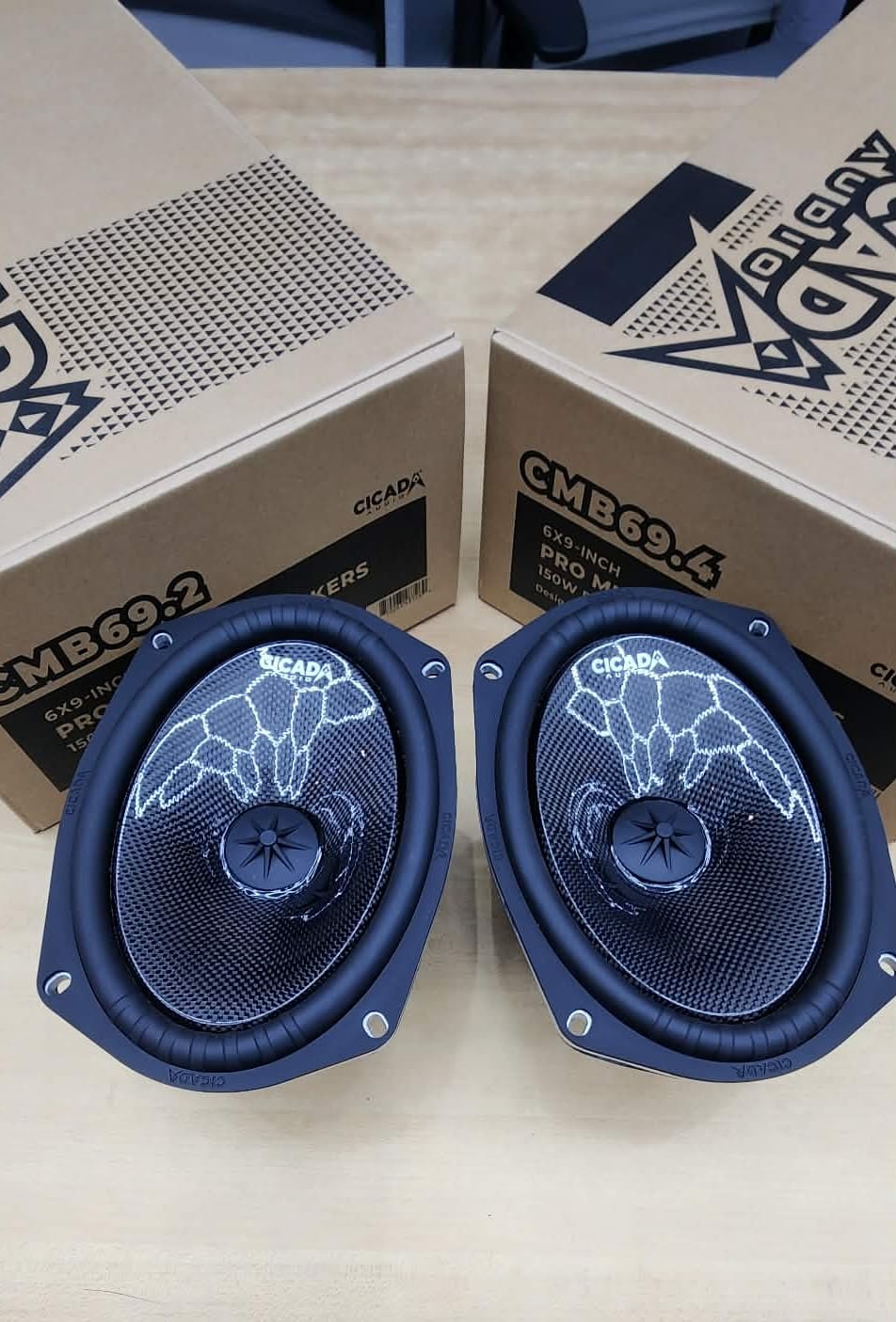 Cicada Audio CMB69 6x9 inch mid bass speaker for motorcycle audio systems