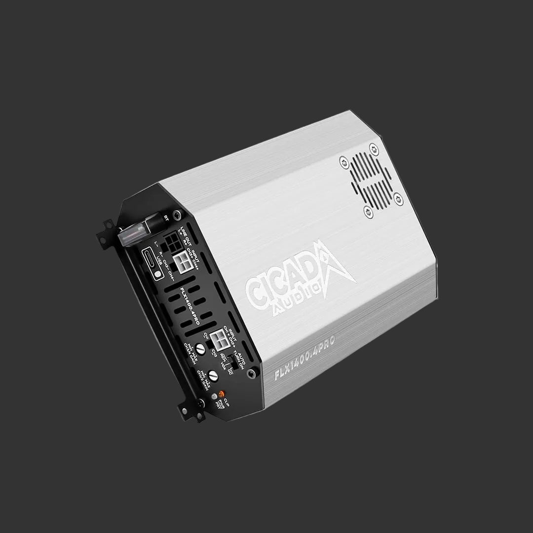 Cicada Audio FLX1400.4PRO 1400W 4-channel DSP motorcycle amplifier