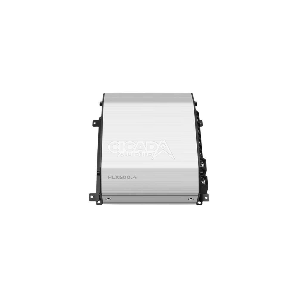Cicada Audio FLX500.4 compact four-channel Class-D motorcycle amplifier