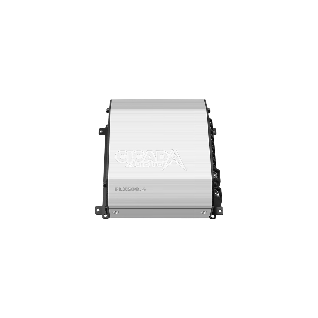 Cicada Audio FLX500.4 compact four-channel Class-D motorcycle amplifier