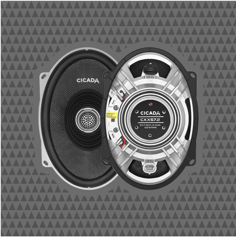 Cicada Audio Speakers 6x9 Cicada Audio CXX57 Coaxial Speaker 5x7" (2Ω and 4Ω)