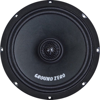 Ground Zero GZCF 6.5XSPL-NEO 6.5-inch coaxial motorcycle speaker with neodymium motor and integrated tweeter