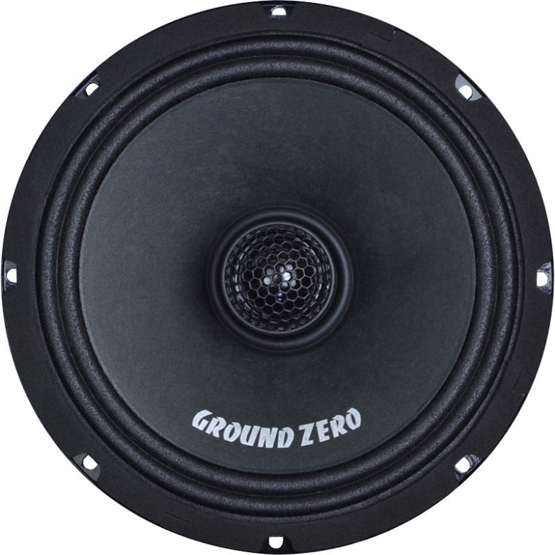 Ground Zero GZCF 6.5XSPL-NEO 6.5-inch coaxial motorcycle speaker with neodymium motor and integrated tweeter