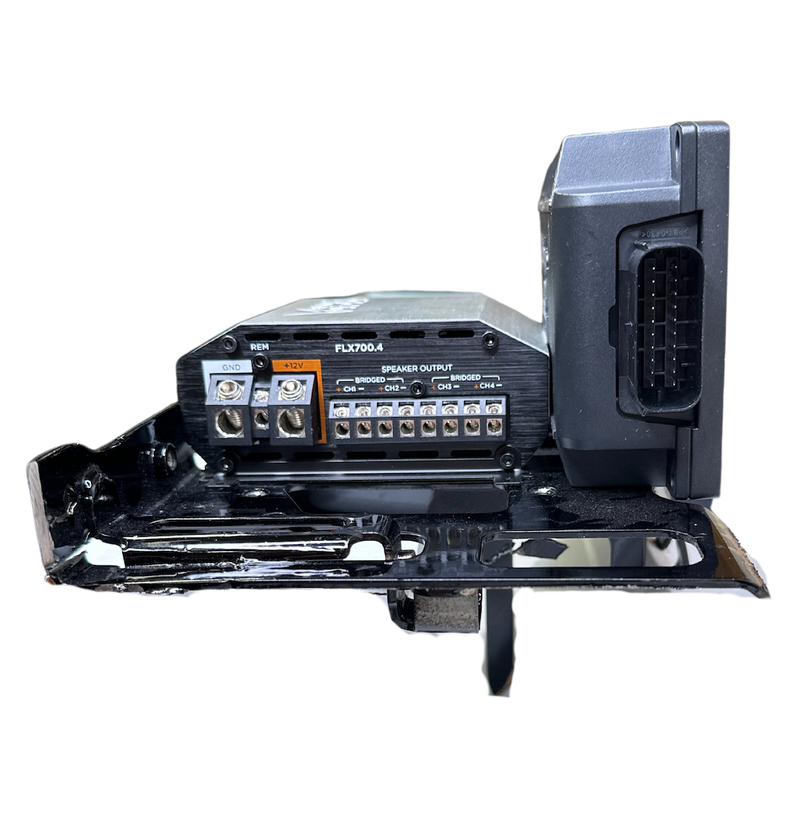 Kit De Audio Con Altavoz De Alforja Y Arnés Para Harley 98-1