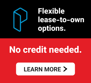 Progressive Leasing no credit needed motorcycle audio lease to own financing at Garage Bagger Stereo