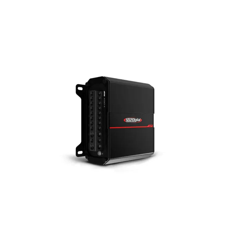 SounDigital 800.4 XP four-channel motorcycle audio amplifier for 2023.5+ Harley-Davidson plug-and-play audio systems
