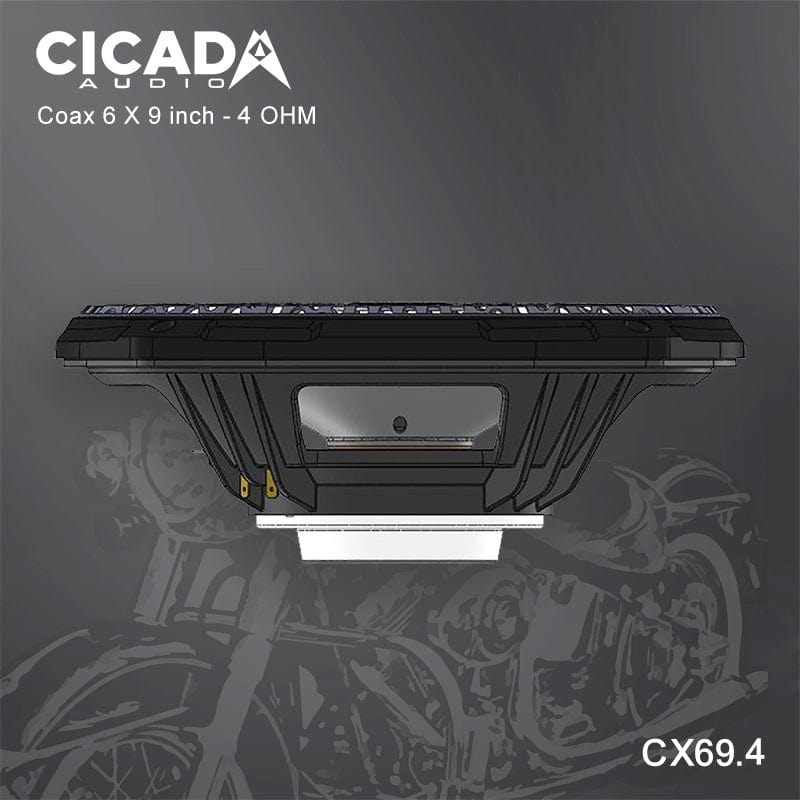 Cicada Audio Speakers 6x9 Cicada Audio CX69 Coaxial Speaker 6x9" (2Ω and 4Ω)