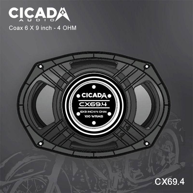 Cicada Audio CX69 Coaxial Speaker 6x9" (2Ω and 4Ω)