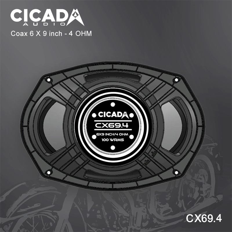 Cicada Audio Speakers 6x9 Cicada Audio CX69 Coaxial Speaker 6x9" (2Ω and 4Ω)