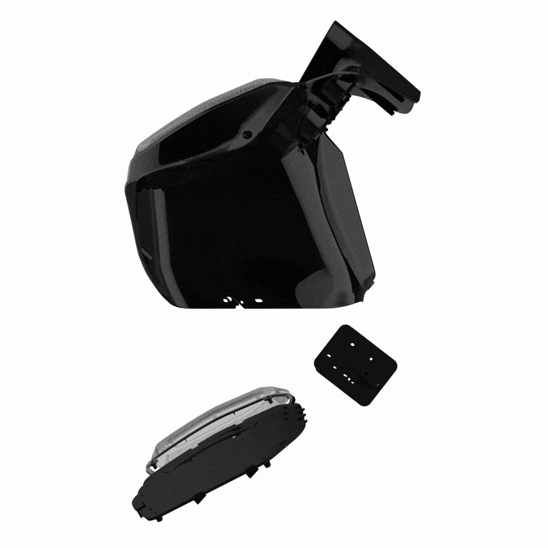 Metra Inner Fairing 98 -13 Plug and Play Double Din Road Glide