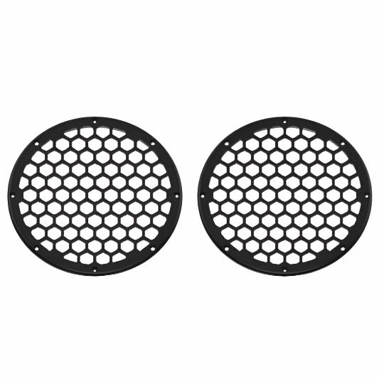 AdvanBlack Grillz Advanblack black 8" plastic speaker grills (pairs)