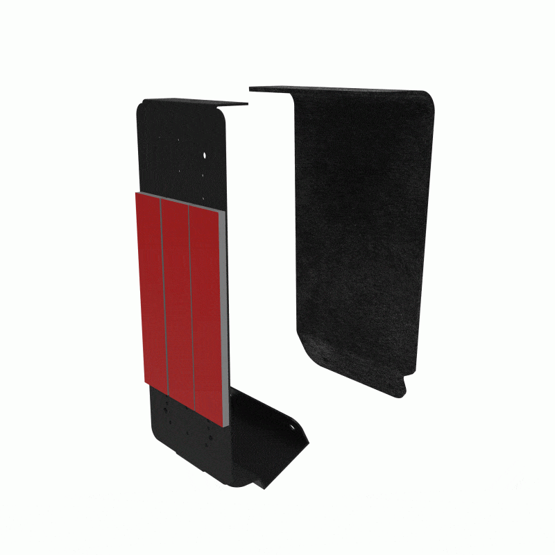 Saddle Tramp Amp Installation Products Saddle Tramp (BCAMP01) Amp Racks Harley Davidson Touring Saddlebag