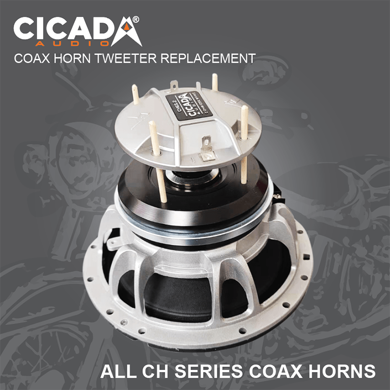 Cicada Audio Speakers 6.5" Pro Coax Cicada Audio CH65 Pro Coaxial Horn Speaker 6.5" (2Ω and 4Ω)