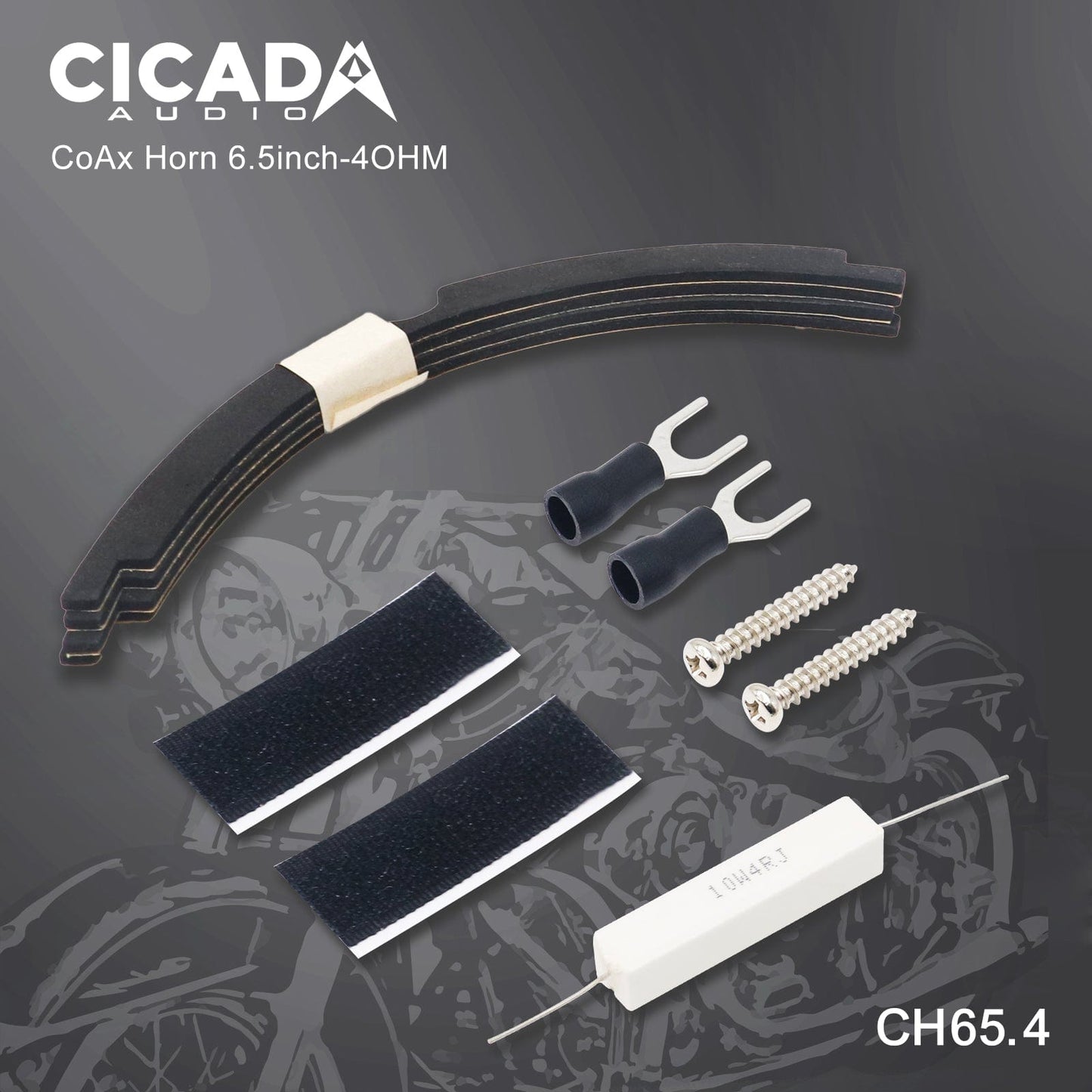 Cicada Audio Speakers 6.5" Pro Coax Cicada Audio CH65 Pro Coaxial Horn Speaker 6.5" (2Ω and 4Ω)
