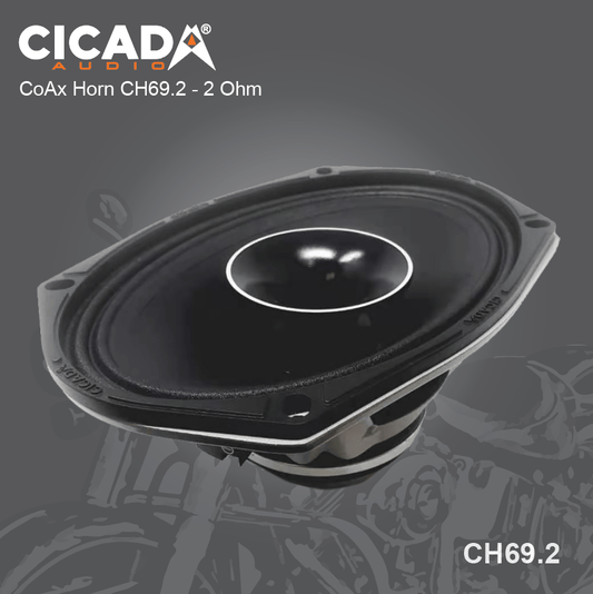 Cicada Audio CH69 Pro Coaxial Horn Speaker 6x9" (2Ω and 4Ω)