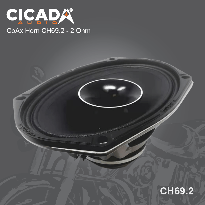 Cicada Audio Speakers 6x9 4Ω Cicada Audio CH69 Pro Coaxial Horn Speaker 6x9" (2Ω and 4Ω)