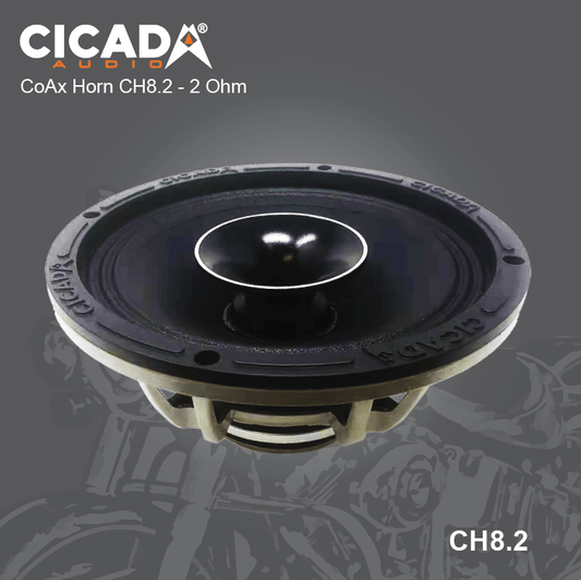 Cicada Audio Speakers 8" Coax 2Ω Cicada Audio CH8 Pro Coaxial Horn Speaker 8" (2Ω and 4Ω)