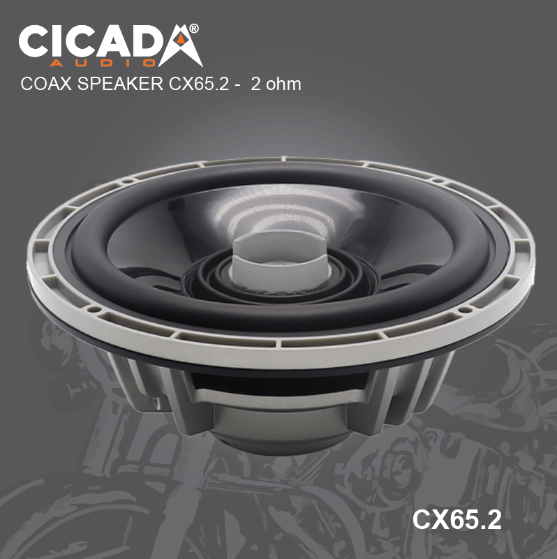 Cicada Audio CX65 Coaxial Speakers 6.5" (2Ω and 4Ω)