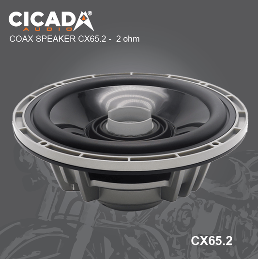 Cicada Audio Speakers 6.5" Coax Cicada Audio CX65 Coaxial Speakers 6.5" (2Ω and 4Ω)
