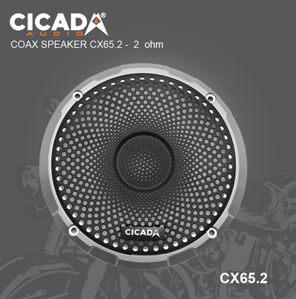 Cicada Audio Speakers 6.5" Coax Cicada Audio CX65 Coaxial Speakers 6.5" (2Ω and 4Ω)