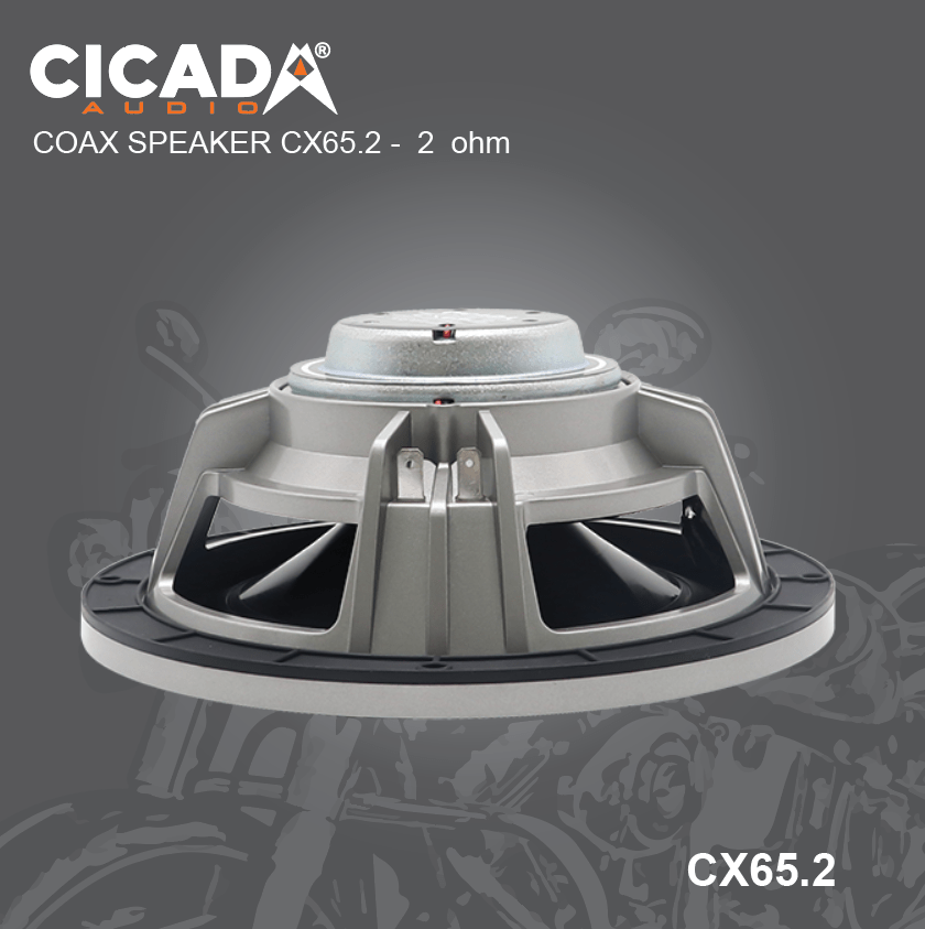 Cicada Audio CX65 Coaxial Speakers 6.5" (2Ω and 4Ω)