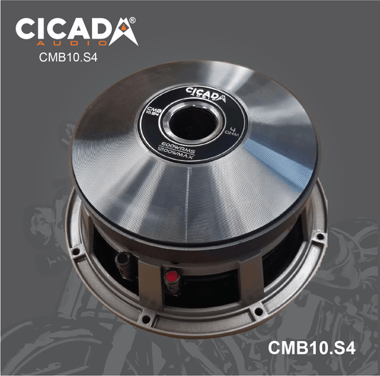 Cicada Audio Speakers 10" Cicada Audio CMB10.S4 Pro Sound Midrange Speakers