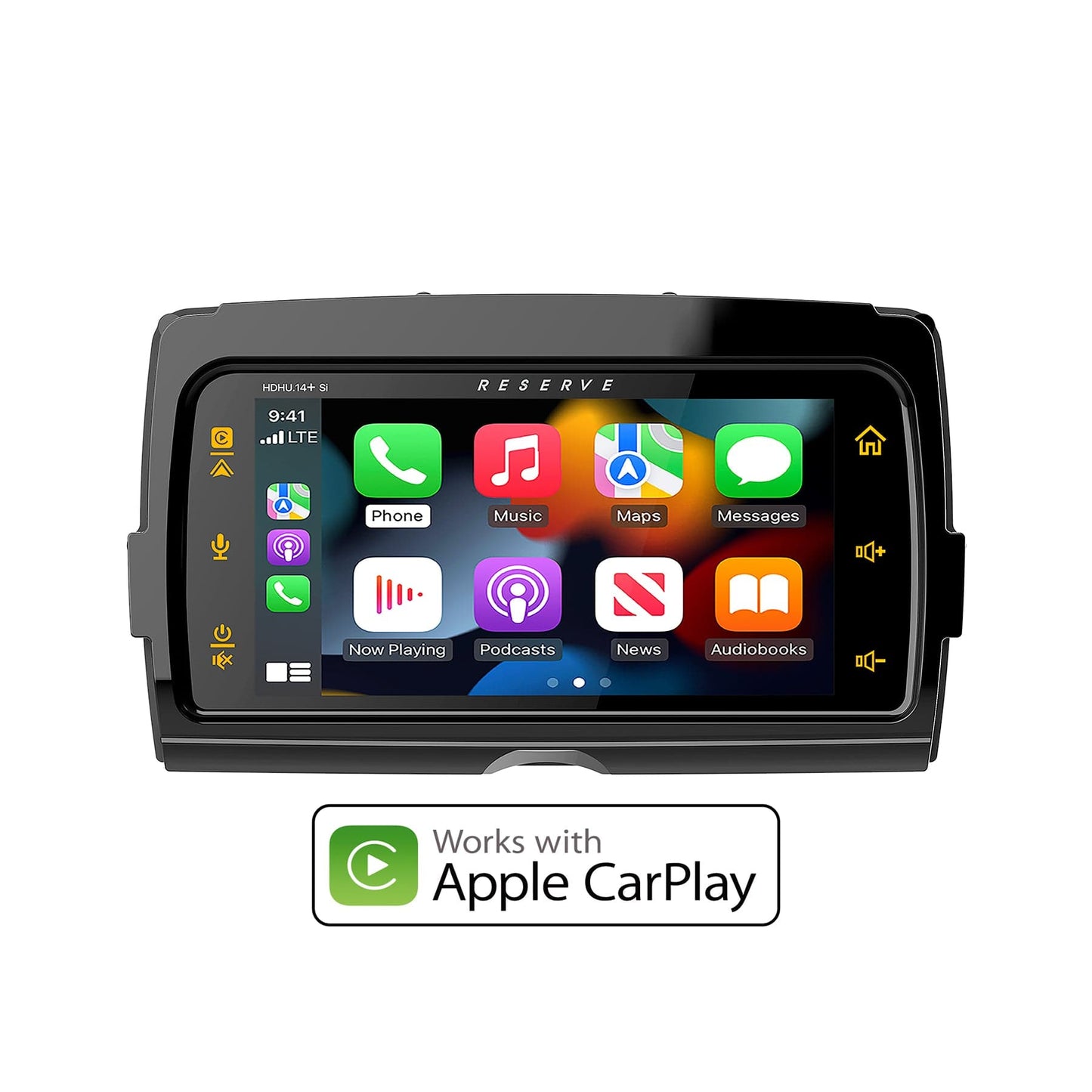 Plug-n-Play Replacement Head Unit for 2014+ Harley Davidson® Touring Motorcycles with Apple CarPlay®, Android Auto®