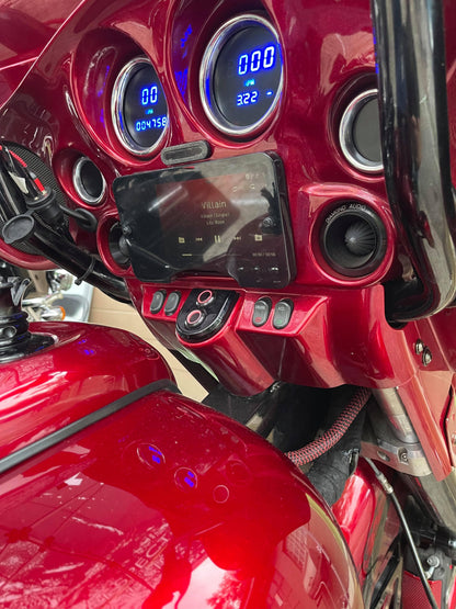 Speed Rings Radio Installation Parts 98-13 Metra inner Roadie Splash Covers for Harley Davidson