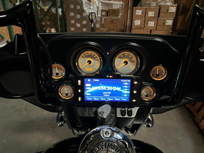 Precision Power Radios Precision Power HDHU.9813SG Plug & Play Upgrade Headunit For 1998-2013 Harley Davidson®  Batwing Motorcycle