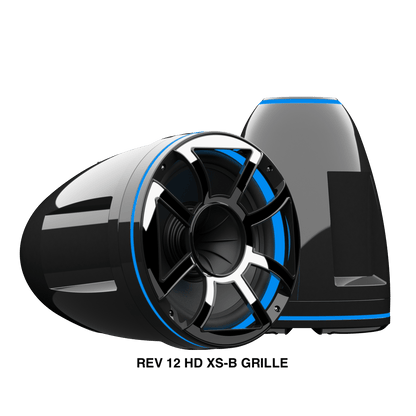 Wet Sounds Boat Wake Tower Speakers REV 12 HD XS-B GRILLE / ADP REV HD X-B Wet Sounds Rev12 HD | High-Output 12" Wakeboard Tower Speakers