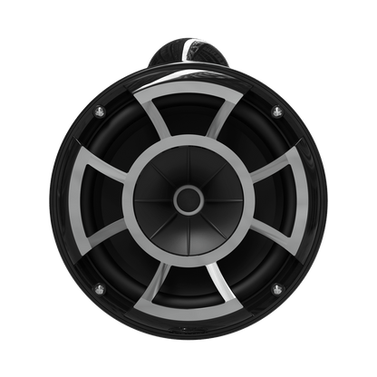 Wet Sounds Boat Wake Tower Speakers Wet Sounds REV8™ Black V2 | Revolution Series 8" Black Tower Speakers