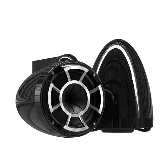 Wet Sounds REV8™ Black V2 | Revolution Series 8" Black Tower Speakers