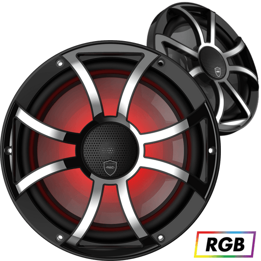 Wet Sounds REVO CX-10 XS-B-SS | High Output Component Style 10" Marine Coaxial Speakers