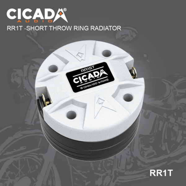 Cicada Audio Compression Drivers/Horn Cicada Audio RR1T-1 Ring Radiator Horn Speaker