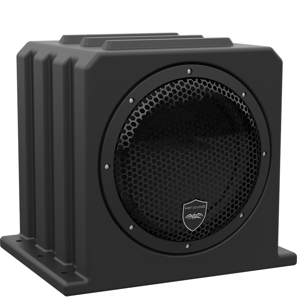 Wet Sounds Boat Boat Subwoofer Wet Sounds STEALTH AS-10 | 10" Active Marine Subwoofer Enclosure