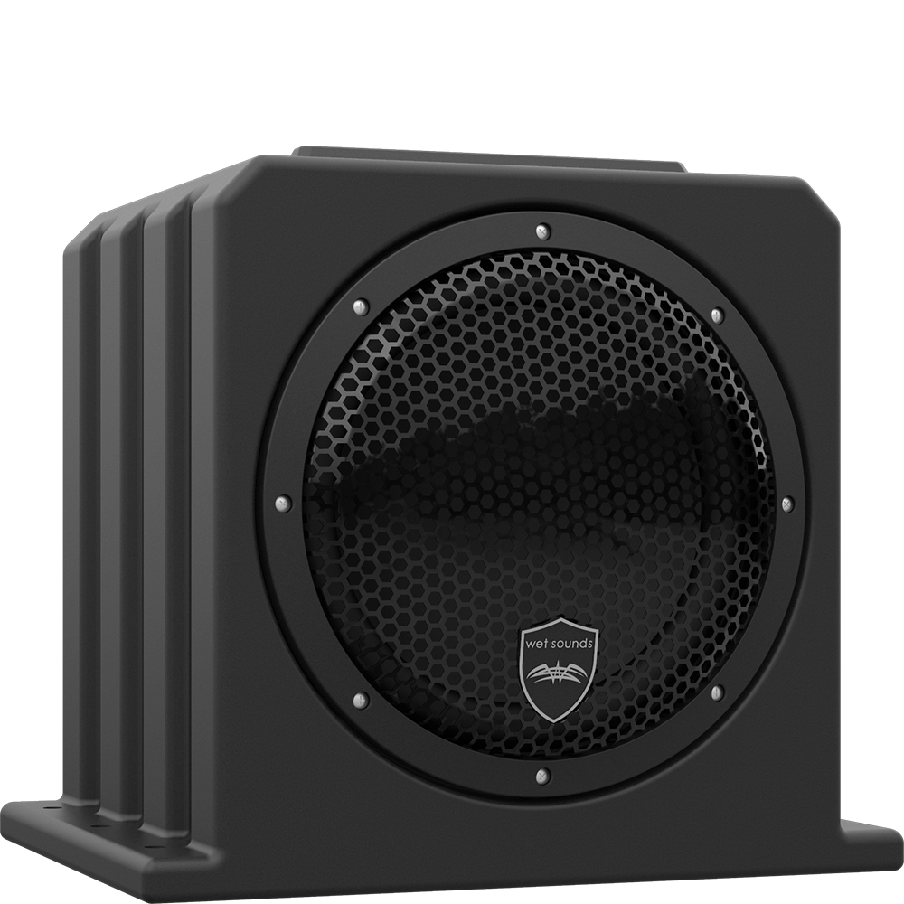 Wet Sounds Boat Boat Subwoofer Wet Sounds STEALTH AS-10 | 10" Active Marine Subwoofer Enclosure