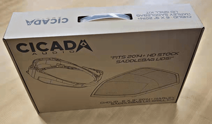 Cicada Audio Speaker Lids 14 up Cicada Audio Cut In Saddlebag Speaker Lid Kit 14-up