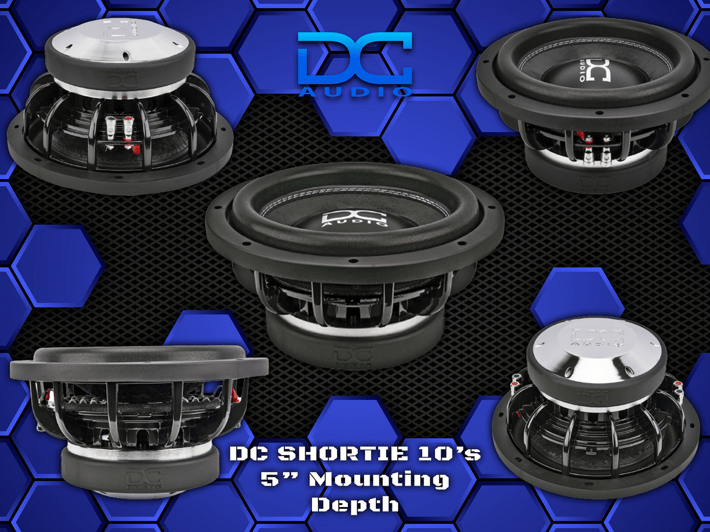 DC Audio Subwoofers Dual 2Ω DC Audio - DC Shortie 10" Subwoofer