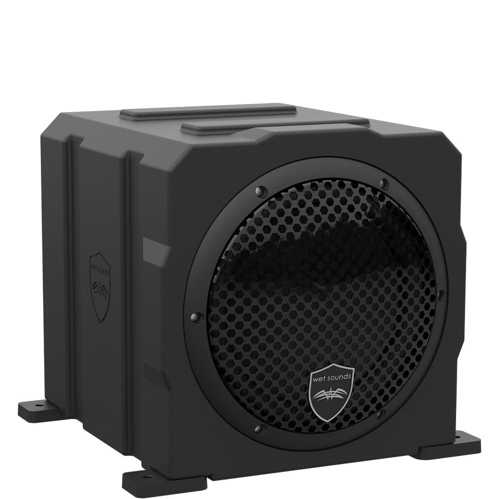 Wet Sounds Boat Boat Subwoofer Wet Sounds STEALTH AS-8 | 8" Active Marine Subwoofer Enclosure