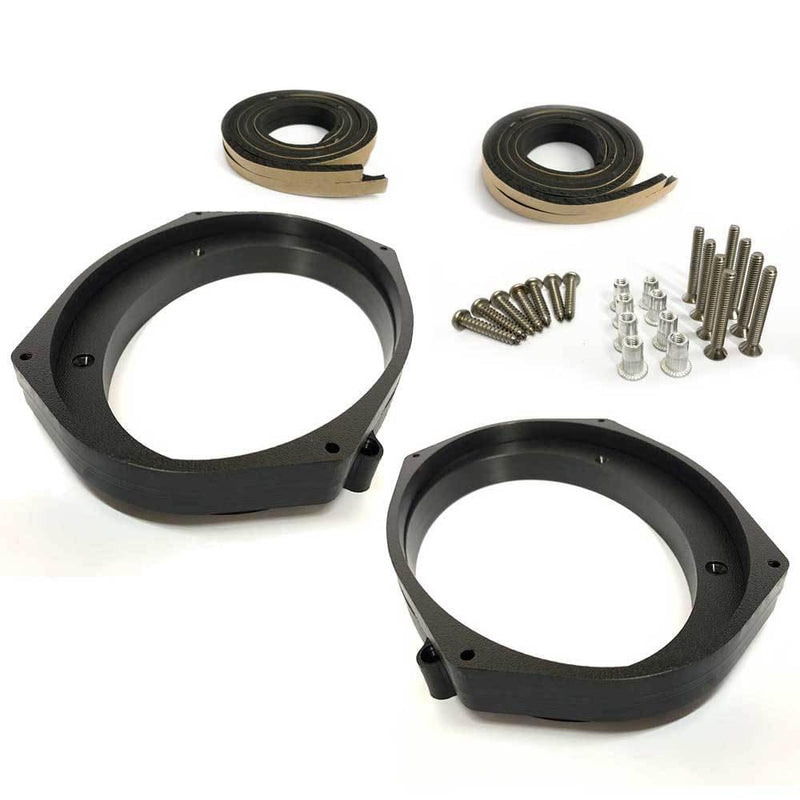 American Hard Bag Speaker Adapters & Mounts American Hard Bag 5x7 to 6x9 speaker adapter Set for '14 & Up Harley Speaker Lids.