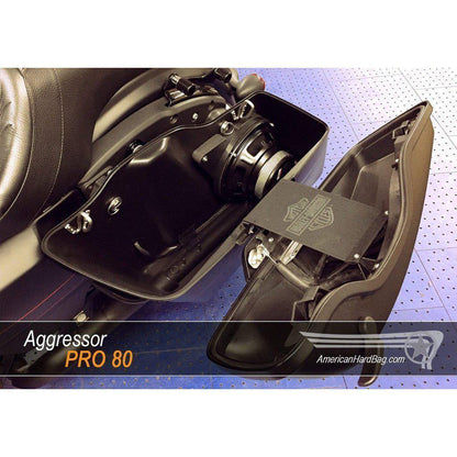American Hard Bag Aggressor Pro 80 Single 8" Left & Right Woofer Mounting Kit-Speaker Adapters & Mounts-American Hard Bag-Bagger Audio