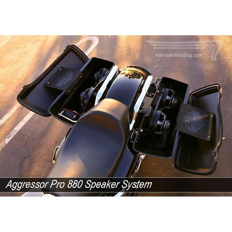 American Hard Bag Speaker Adapters & Mounts American Hard Bag Aggressor Pro 880 Twin 8" Full Range Woofer Mount