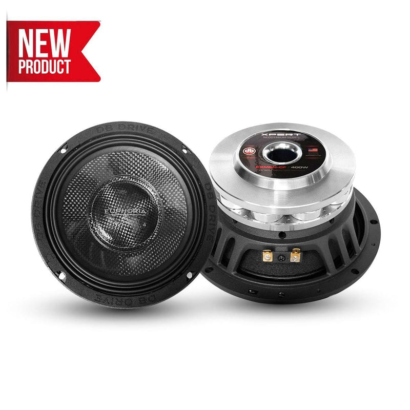 DB Drive Speakers 6.5" Mid Range DB Drive EXM6N-CF Euphoria XPERT 6.5″ NEO Carbon Fiber Midrange Speakers