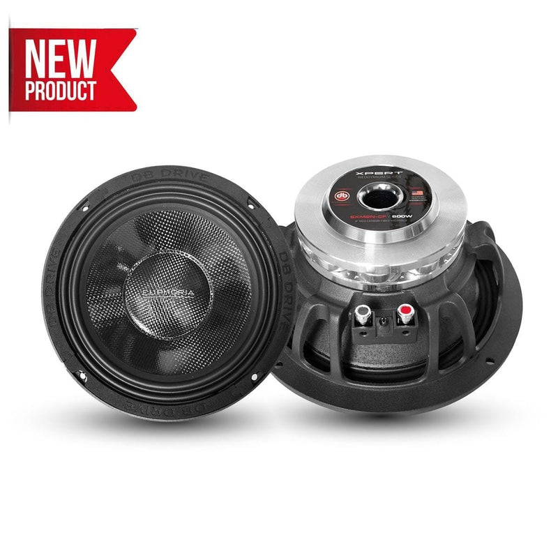 DB Drive Speakers 8" DB Drive EXM8N-CF Euphoria XPERT  8″ NEO Carbon Fiber Midrange Speakers