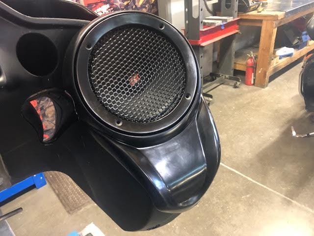 Harley Davidson Loud Road Glide Pods 8″ 2015 to 2019-Speaker Adapters & Mounts-Dirty Bird Concepts-Bagger Audio
