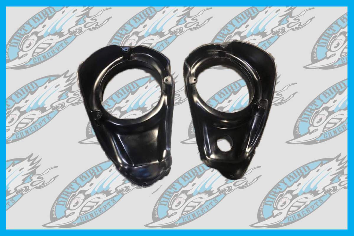 Dirty Bird Concepts Speaker Adapters & Mounts 98-13 / No Dirty Bird Concepts Harley Davidson Loud Road Glide Pods 8″ 98 to current
