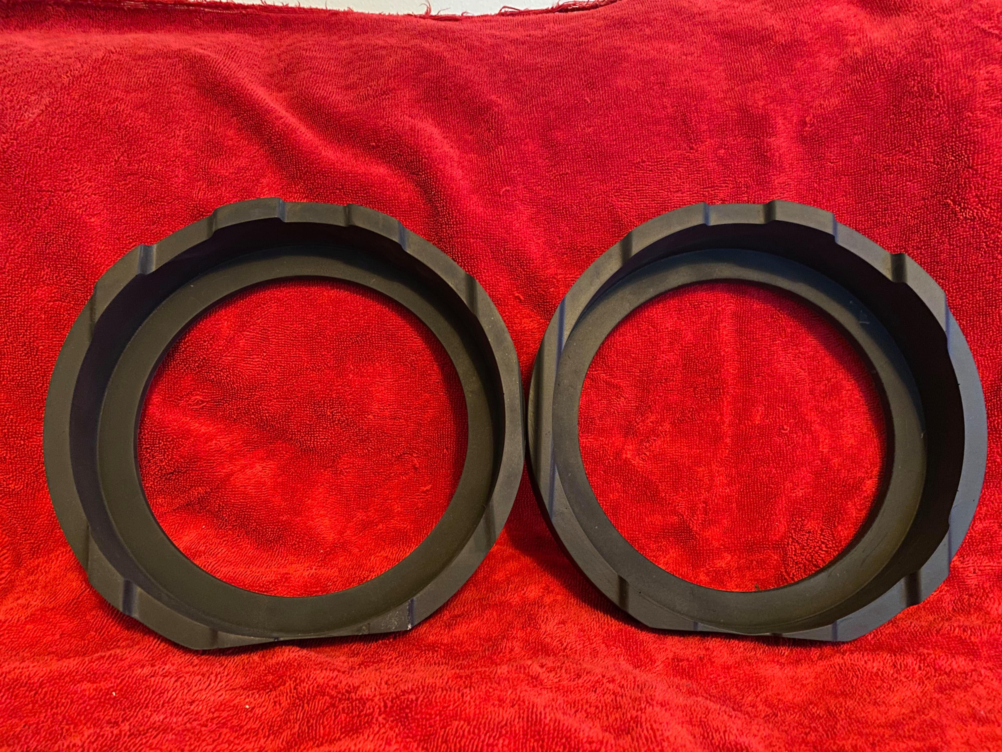 Audiopipe 8" Speaker Spacer Rings – 4 Pair (8 Total) – Plastic Mounting Adapters – For Subwoofers